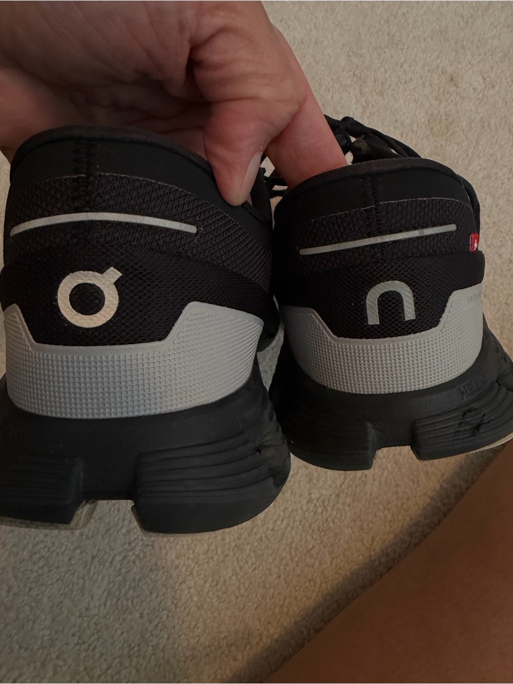 On Running Mens Athletic Shoes - Black - Picture 5 of 13